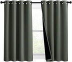 nicetown 100% blackout curtains 54 inches long, double-deck, main product view