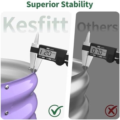 kesfitt raised garden bed, metal galvanized steel oval, close-up detail