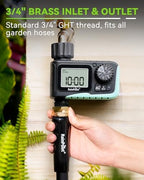 rainpoint sprinkler timer, programmable water timer for garden on a desk or shelf