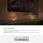 hinkley landscape lighting taper wide horizontal 12v deck on a desk or shelf