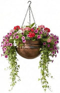 h potter hanging planter - antique copper finish, main product view