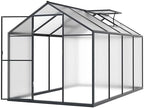 veikou 6' x 8' polycarbonate greenhouse, upgraded green on a desk or shelf