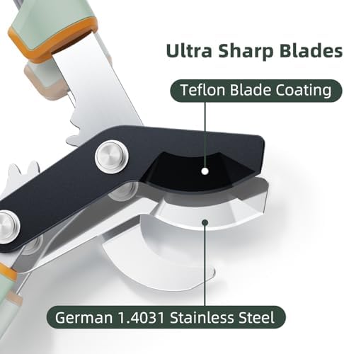 prunepro® loppers for tree trimming stainless steel branch shown in use