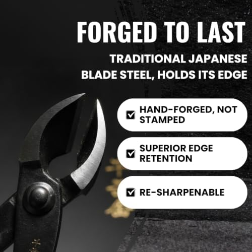 senkichi 8.3" japanese bonsai concave cutter – professional, package contents