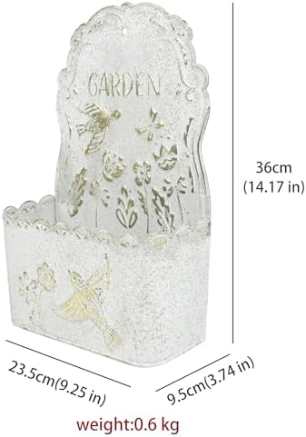 big fortune metal wall mount planter wall vases shown in use
