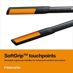 fiskars 25” powergear2 garden bypass loppers, 1.75" capacity showing dimensions