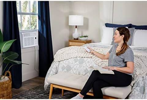 ge electronic window air conditioner 6000 btu, efficient shown in use