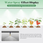 amerlife 30x10 ft tunnel greenhouse with built-in sprinkler, close-up detail