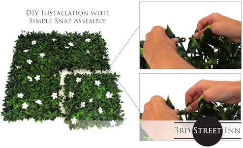 3rd street inn artificial greenery wall panels for, package contents