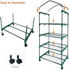 mini greenhouse,4 tier small portable greenhouses kit with, package contents
