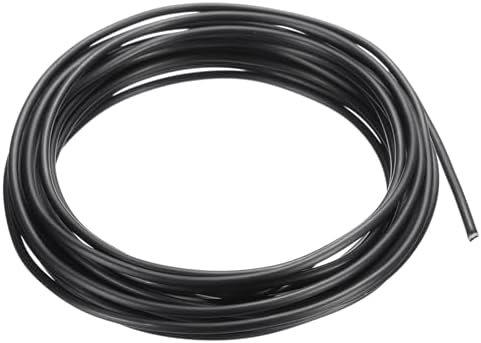 PATIKIL 2.5mm Bonsai Training Wire, 1 Roll Floral Wire Stems Anodized Aluminum Tree Wire 16.4 Feet Total for Gardening Branch Fixing, Black