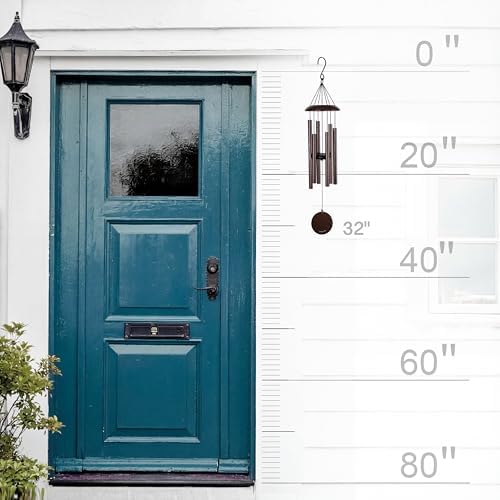 vanquer wind chimes for outside deep tone, view 9