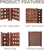 knocbel privacy screen solid wood decorative fences air showing dimensions