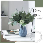 taiyin 70 pieces artificial eucalyptus leaves set greenery showing dimensions