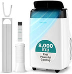 serenelife portable air conditioner, dehumidifier & fan | shown in use