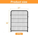 getlay garden fencing 36 inch high, 4 panels, close-up detail