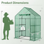 happygrill greenhouses for outdoors,potable greenhouse with pe cover on a desk or shelf