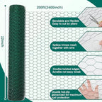 glikceil 12 in x 200 ft chicken wire shown in use