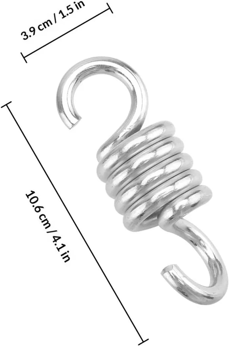 Hammock Chair Spring 3 Pcs Hammock Chair Spring Heavy Duty Metal Swing Accessory Hanging Relaxation Suspension Set