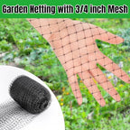 nonmon bird netting deer fence netting 2 pack showing dimensions