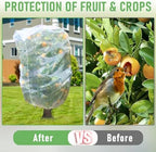 fruit tree netting, plant mesh netting for garden showing dimensions