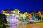 Christmas Laser Projector Lights Outdoor, Motion Firefly Red, Green and Blue with Remote Control and Security Lock