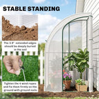 outsunny 5' x 4' x 7' outdoor lean, package contents