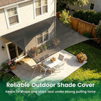 shade cloth, 14ft x 20ft 70% black outdoor showing dimensions
