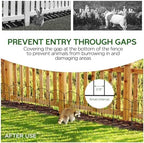 goovilla garden fence, total 27ft(l) x 24in(h), 25 showing dimensions
