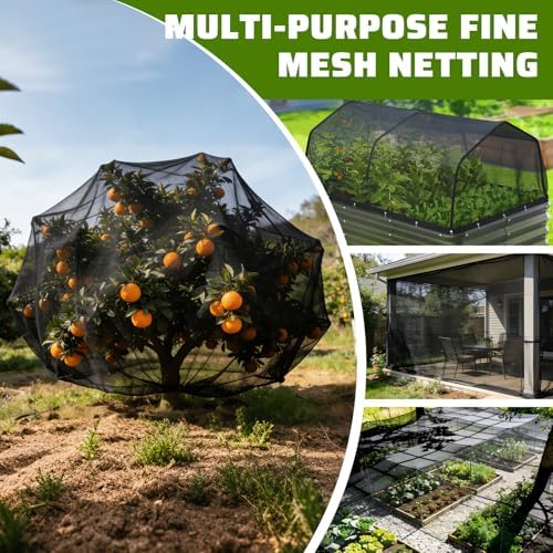 stronger garden mesh netting, 10 x 20 ft on a desk or shelf