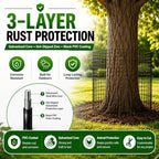 Hardware Cloth 1/2 inch Chicken Wire Fencing 48 x 100 Ft 19-Gauge | Black Vinyl Coated Wire Mesh Roll, Garden Fencing, Welded Wire Fence Roll, Wire Mesh Fencing, Rabbit Wire and Rodeng Wire