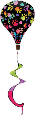 Briarwood Lane Rainbow Pawprints Welcome Balloon Wind Twister 54x12 Balloon