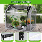 mesh plant cover from animals, 23.62"x15.75"x19.69" heavy duty, close-up detail