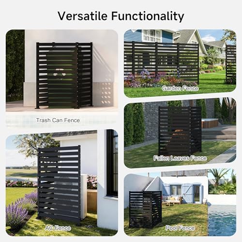 air conditioner fence 1 panel, 60" h x, view 9