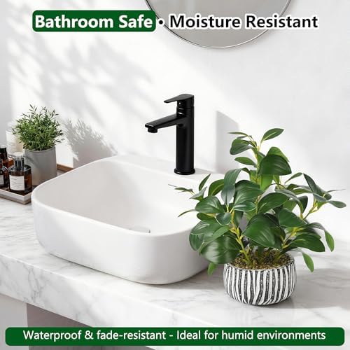 florisso fake plants artificial plants indoor, faux potted, view 11