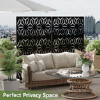 cofar metal privacy screen outdoor 72" h×44" w, close-up detail