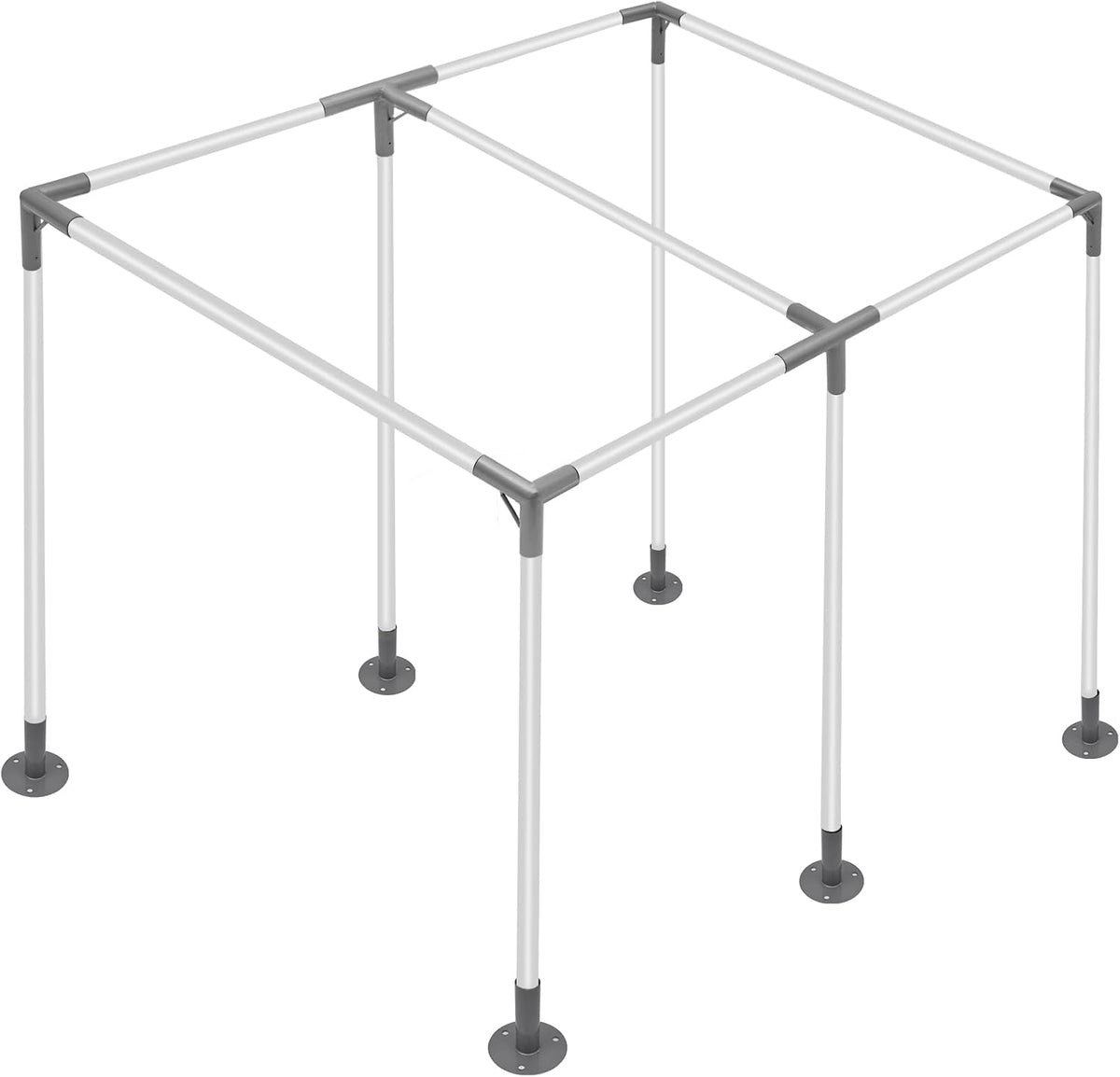 6 leg carport kits，slant roof canopy fitting kit, main product view