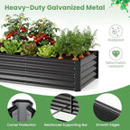 happygrill 4 x 2 x 3 ft galvanized on a desk or shelf