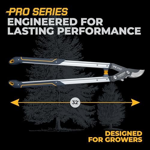 woodland tools co. pro series 32" forged lopper, front angle view