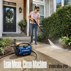 westinghouse epx3100s electric pressure washer, 2100 max psi shown in use