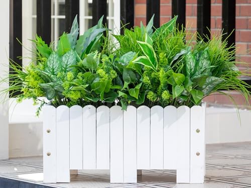 artificial plants outdoor, faux flower greenery stems for, package contents