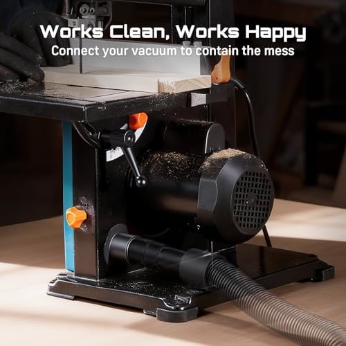 seesii benchtop band saw for woodworking: 3a-120v bandsaw, view 11