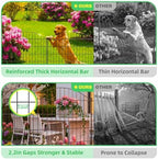toolterritary 10 panels arched no dig decorative garden, side view
