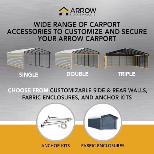 arrow carports galvanized steel carport, full-size metal carport on a desk or shelf