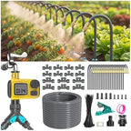 98ft 1/2" drip irrigation system kit with water, main product view