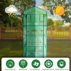 mini greenhouse for outdoor indoor,4 tier small portable, side view