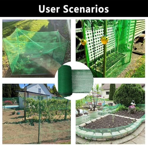 poyee deer fence netting 5x100ft plastic mesh netting, view 9