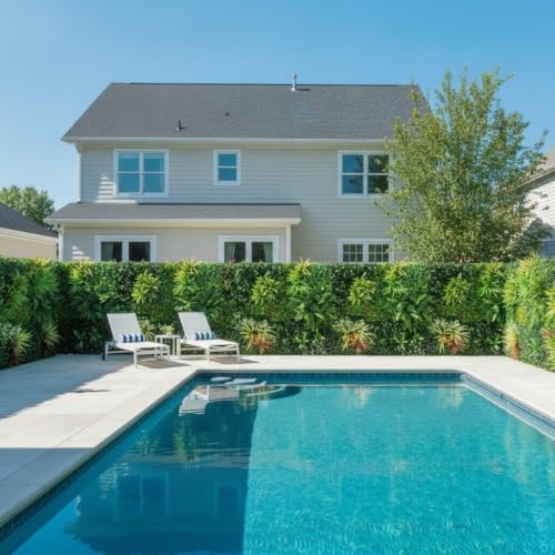 artificial grass wall panels, 40"x40" greenery wall boxwood, view 9