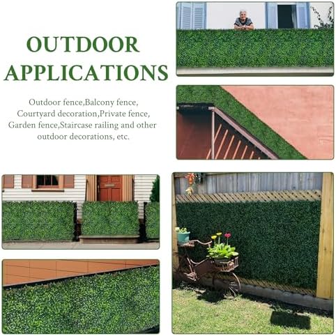 artificial ivy privacy fence screen, 48"x120" (40 sqft), package contents