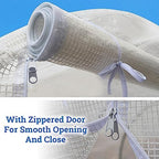 yardgrow 2-doors replacement greenhouse cover for larger walk on a desk or shelf